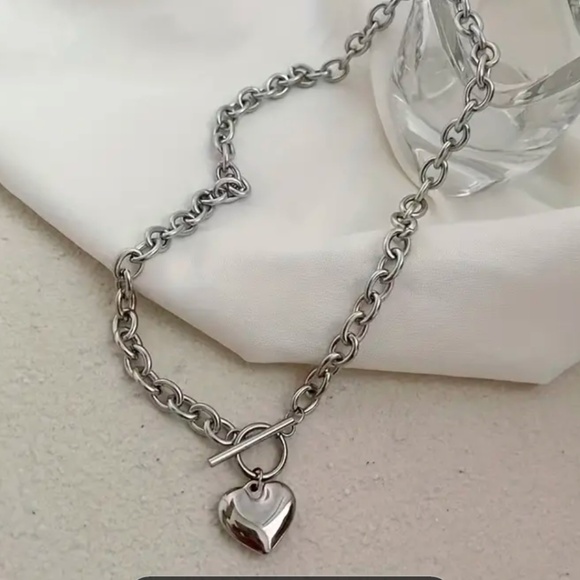 NWOT Silver Necklace & Matching Bracelet - Picture 4 of 4